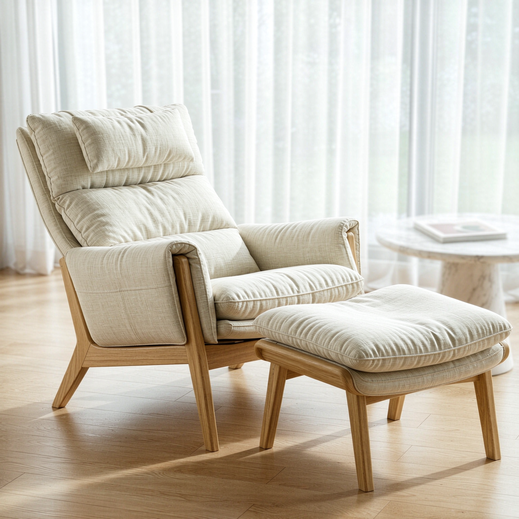 ZeroG Lounge Recliner with Ottoman