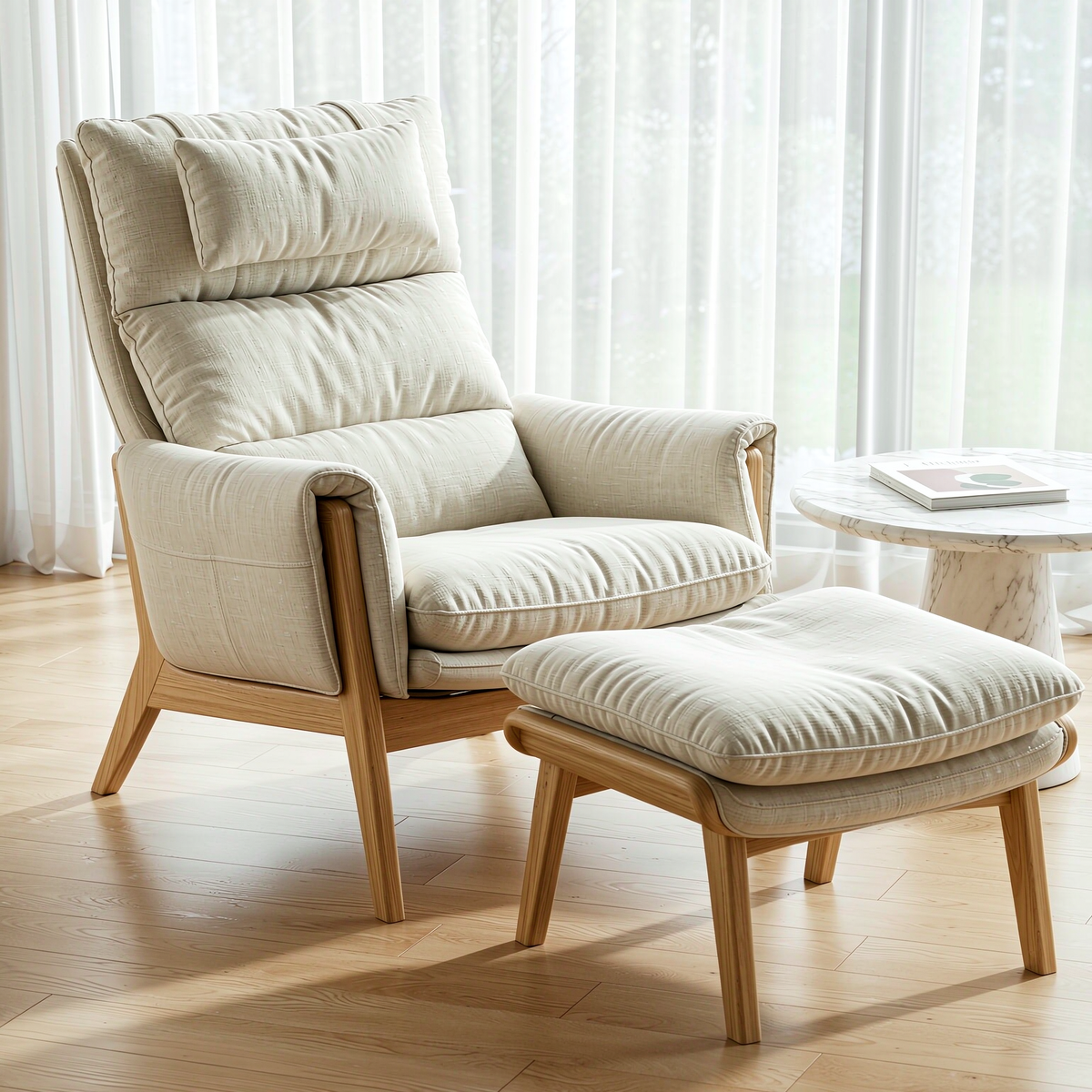 ZeroG Lounge Recliner with Ottoman