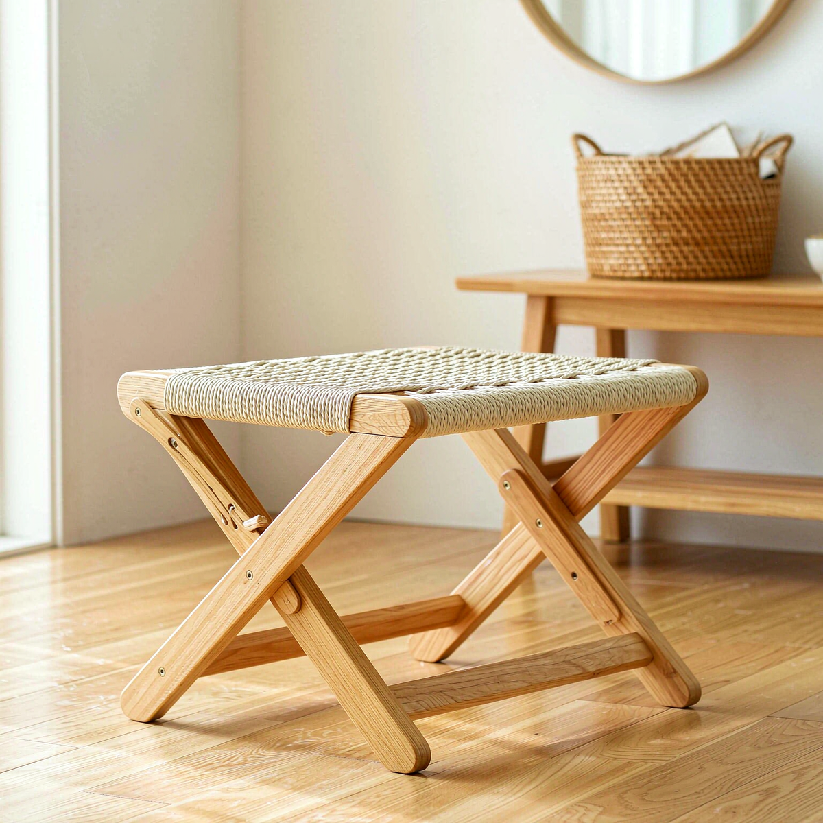 Folda — Solid Oak Folding Step Stool